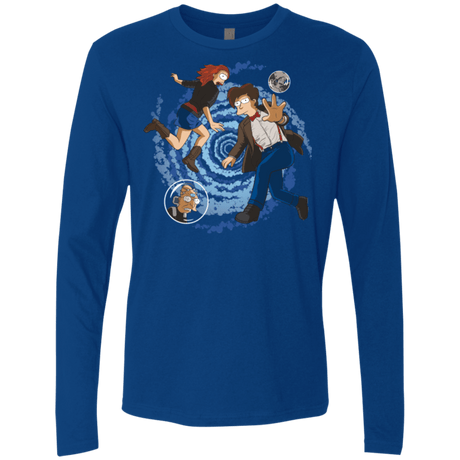 T-Shirts Royal / Small Doctorama Returns Men's Premium Long Sleeve