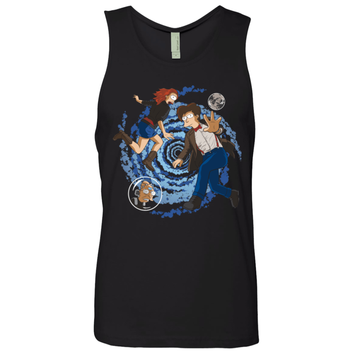 T-Shirts Black / Small Doctorama Returns Men's Premium Tank Top