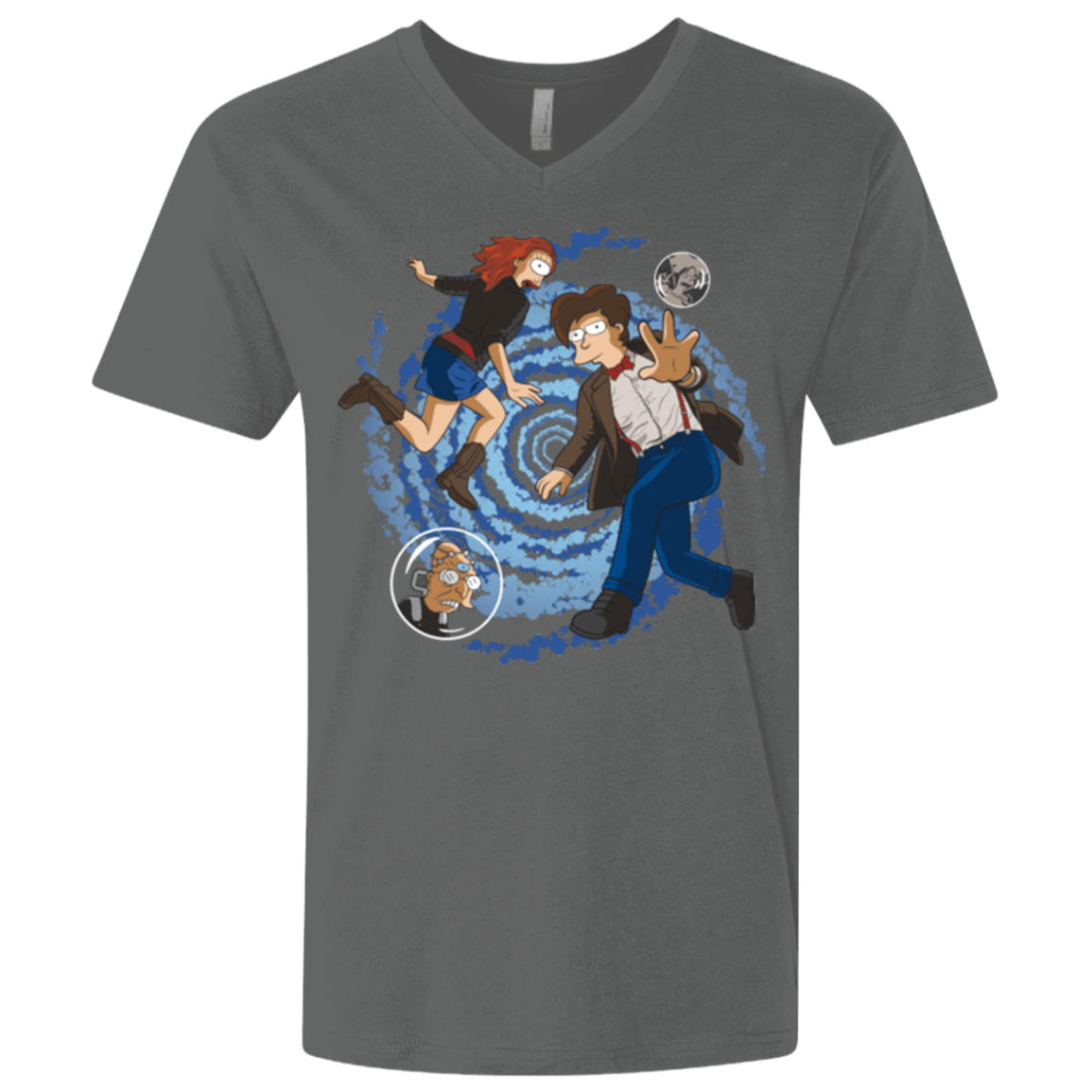 T-Shirts Heavy Metal / X-Small Doctorama Returns Men's Premium V-Neck