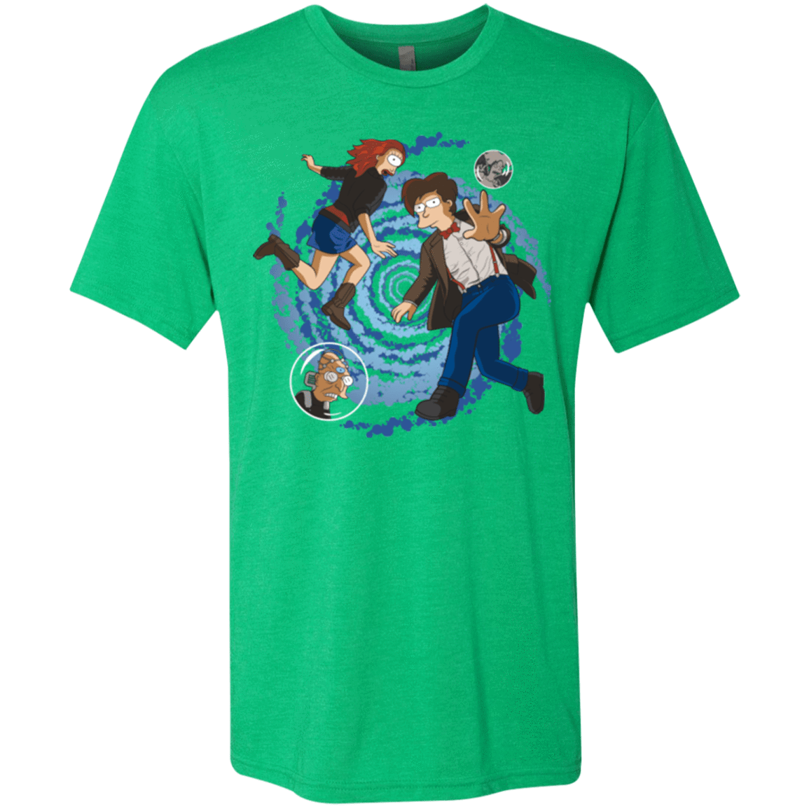 T-Shirts Envy / Small Doctorama Returns Men's Triblend T-Shirt
