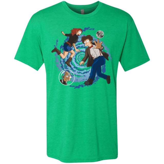T-Shirts Envy / Small Doctorama Returns Men's Triblend T-Shirt