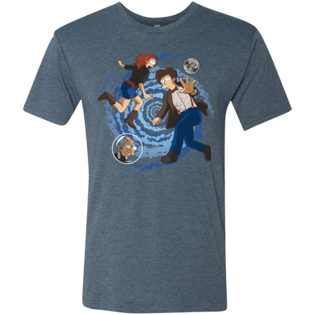 T-Shirts Indigo / Small Doctorama Returns Men's Triblend T-Shirt