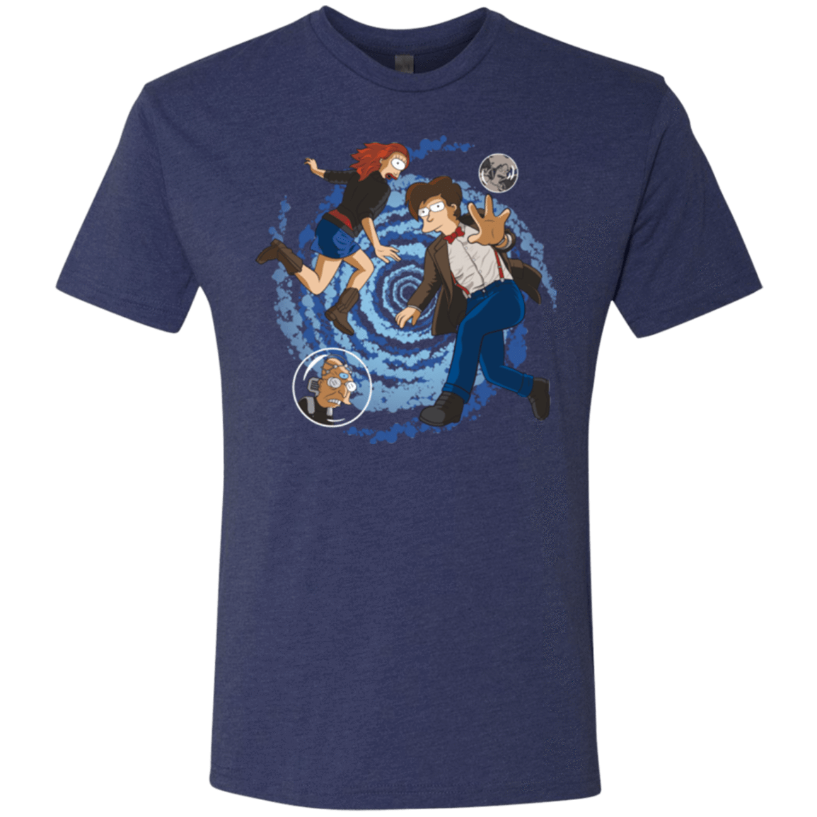 T-Shirts Vintage Navy / Small Doctorama Returns Men's Triblend T-Shirt
