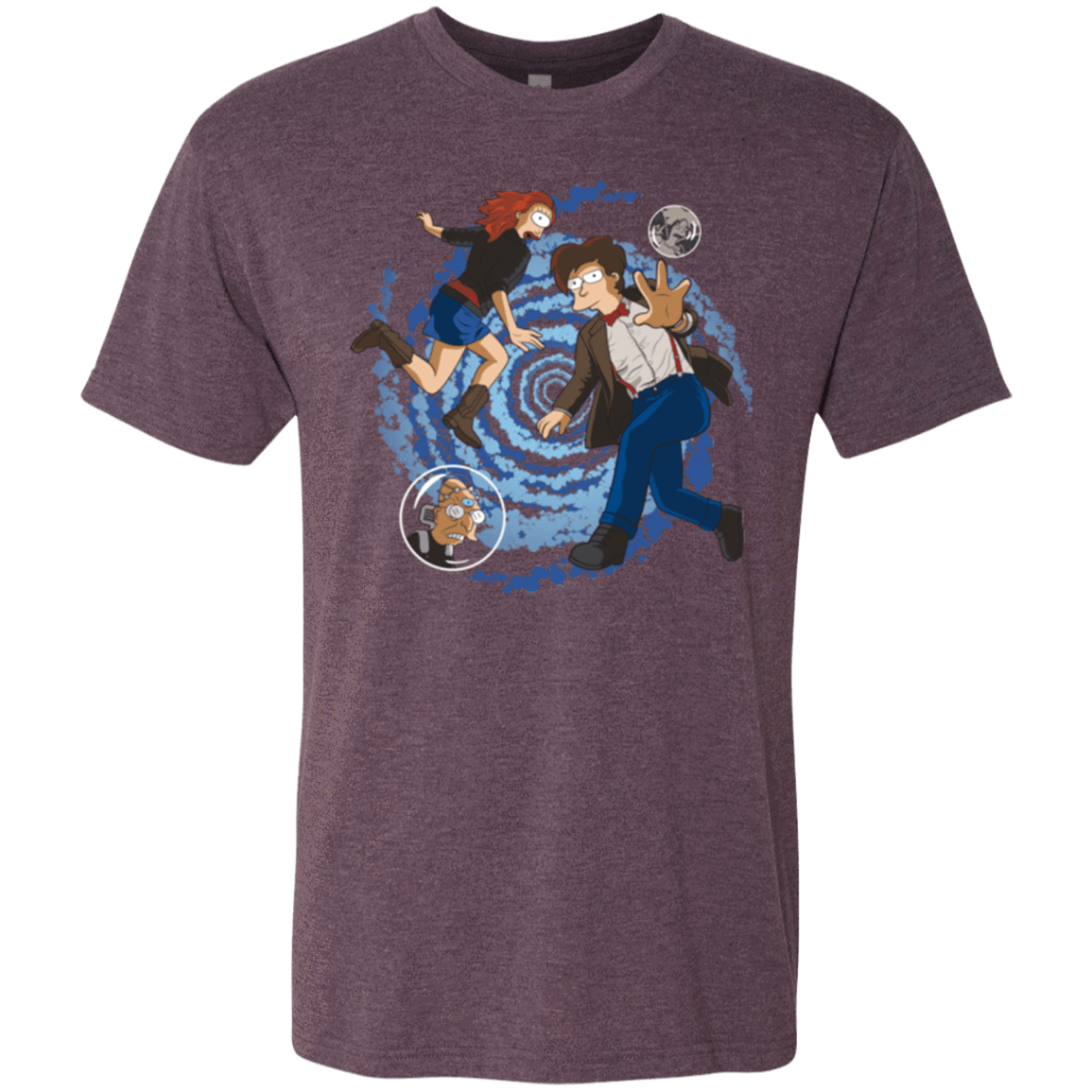 T-Shirts Vintage Purple / Small Doctorama Returns Men's Triblend T-Shirt
