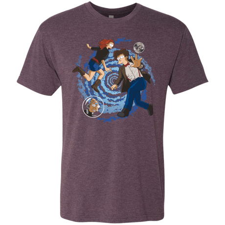 T-Shirts Vintage Purple / Small Doctorama Returns Men's Triblend T-Shirt