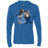 T-Shirts Vintage Royal / X-Small Doctorama Returns Triblend Long Sleeve Hoodie Tee