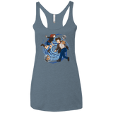 T-Shirts Indigo / X-Small Doctorama Returns Women's Triblend Racerback Tank
