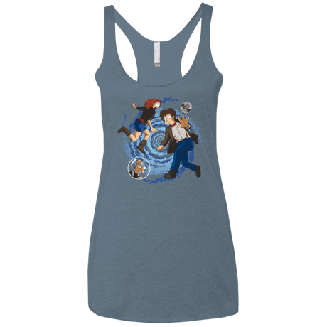 T-Shirts Indigo / X-Small Doctorama Returns Women's Triblend Racerback Tank