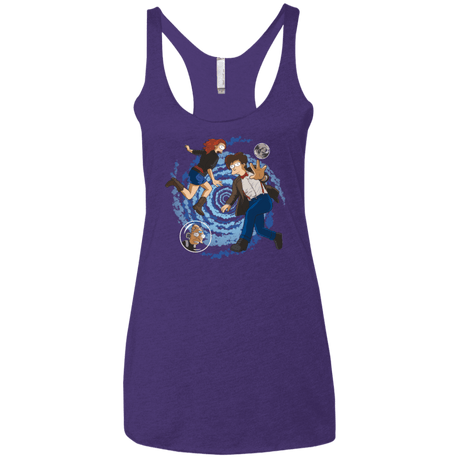 T-Shirts Purple / X-Small Doctorama Returns Women's Triblend Racerback Tank