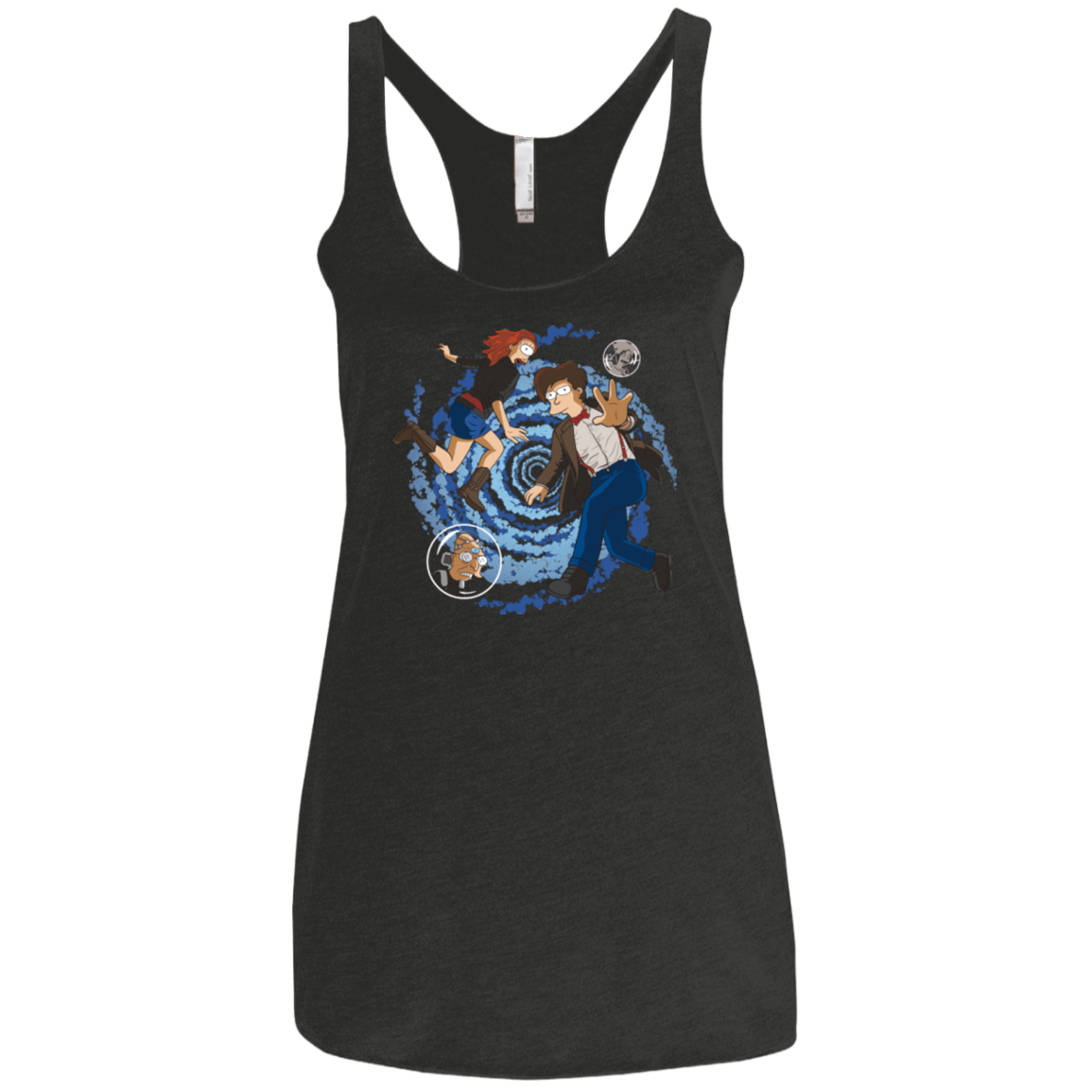 T-Shirts Vintage Black / X-Small Doctorama Returns Women's Triblend Racerback Tank