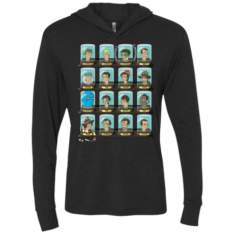 T-Shirts Vintage Black / X-Small Doctorama Triblend Long Sleeve Hoodie Tee