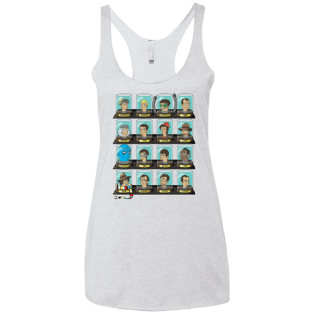 T-Shirts Heather White / X-Small Doctorama Women's Triblend Racerback Tank