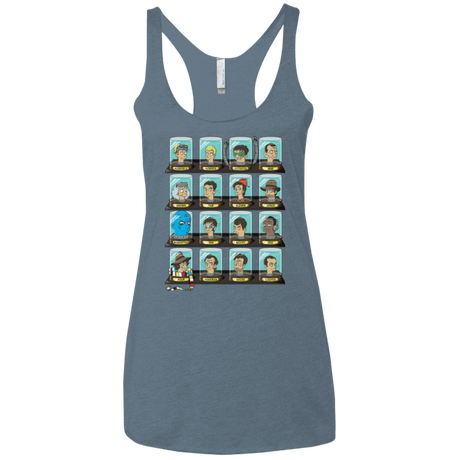 T-Shirts Indigo / X-Small Doctorama Women's Triblend Racerback Tank