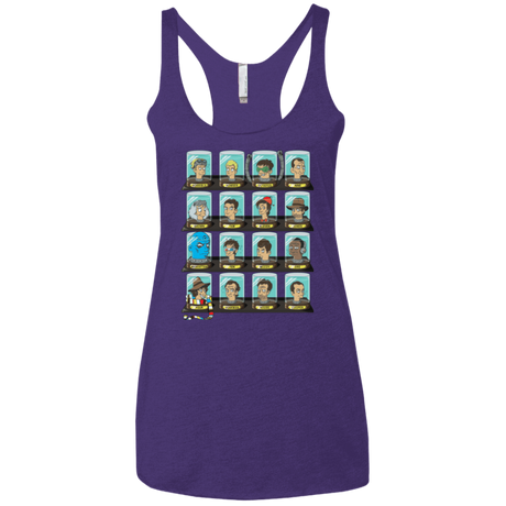 T-Shirts Purple / X-Small Doctorama Women's Triblend Racerback Tank