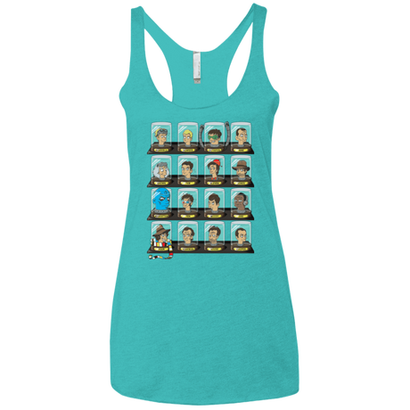 T-Shirts Tahiti Blue / X-Small Doctorama Women's Triblend Racerback Tank
