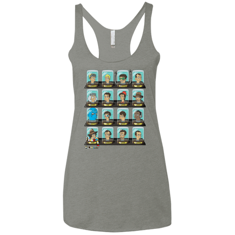 T-Shirts Venetian Grey / X-Small Doctorama Women's Triblend Racerback Tank
