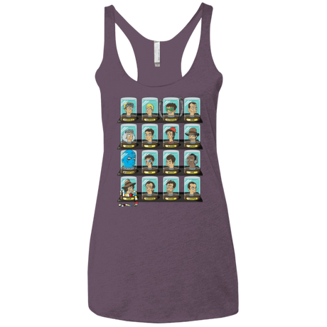 T-Shirts Vintage Purple / X-Small Doctorama Women's Triblend Racerback Tank