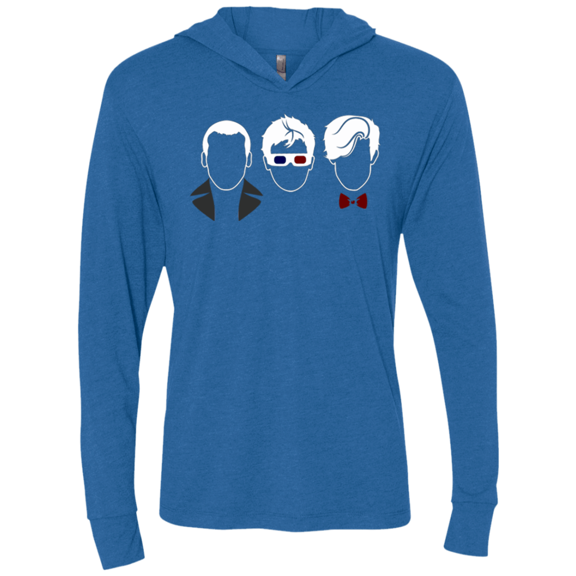 T-Shirts Vintage Royal / X-Small Doctors3 Triblend Long Sleeve Hoodie Tee