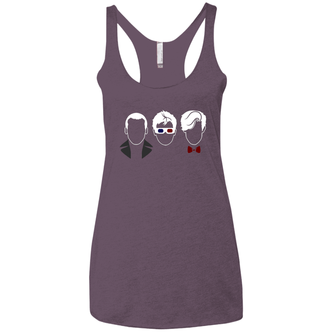 T-Shirts Vintage Purple / X-Small Doctors3 Women's Triblend Racerback Tank