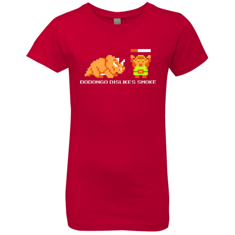 T-Shirts Red / YXS Dodongo Dislikes Smoke Girls Premium T-Shirt