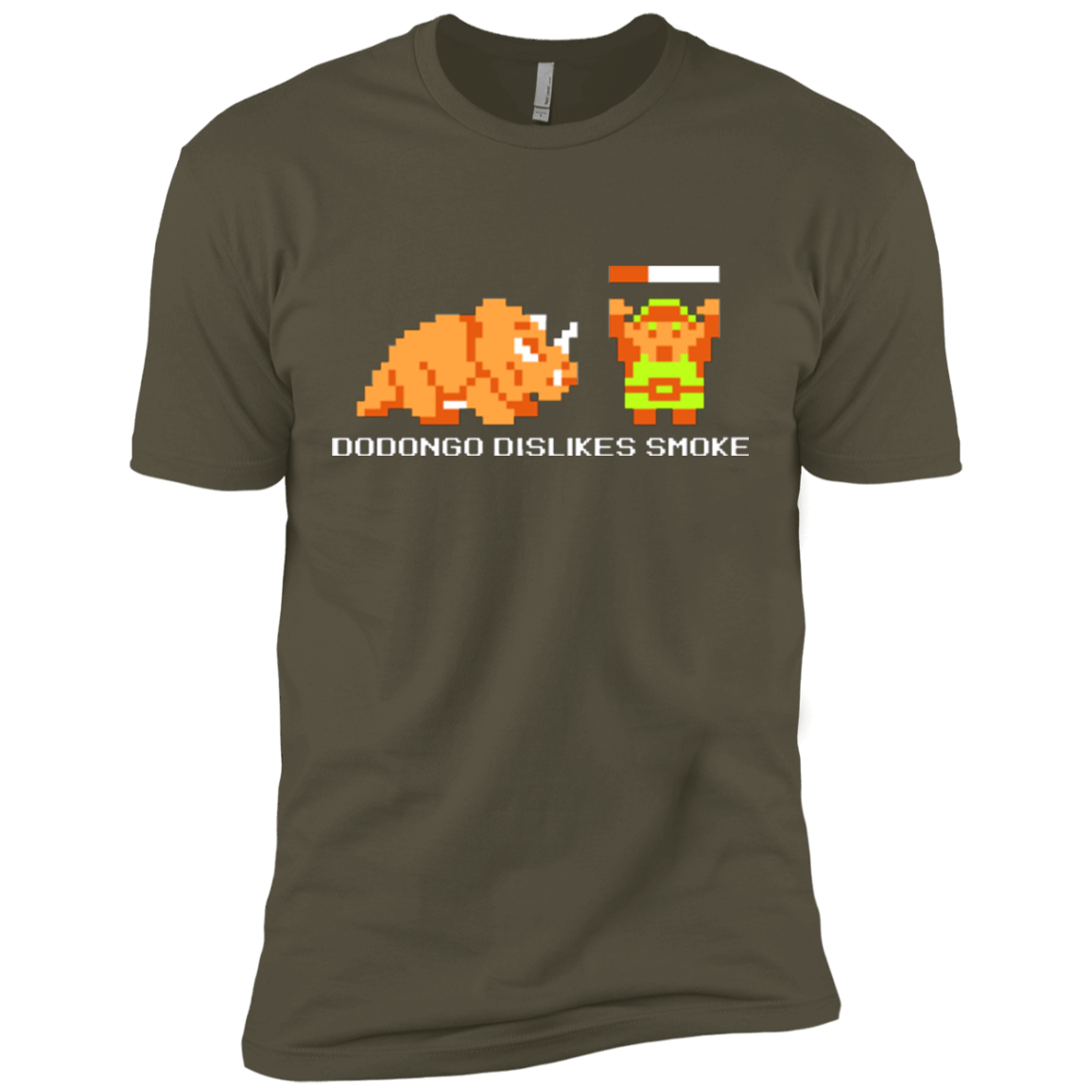 T-Shirts Military Green / X-Small Dodongo Dislikes Smoke Men's Premium T-Shirt