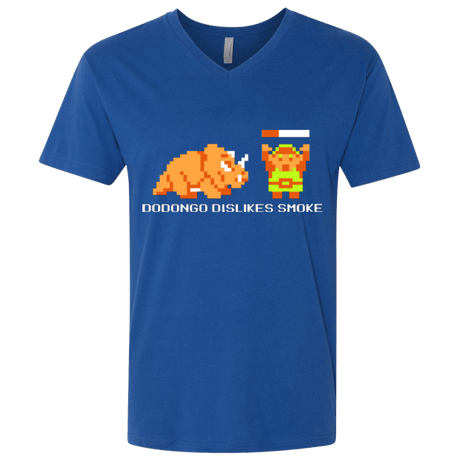 T-Shirts Royal / X-Small Dodongo Dislikes Smoke Men's Premium V-Neck