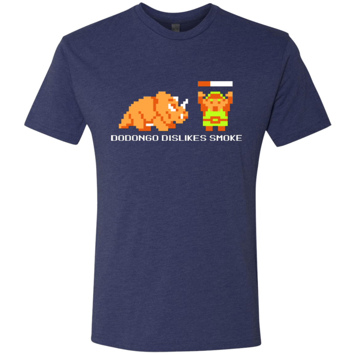 T-Shirts Vintage Navy / Small Dodongo Dislikes Smoke Men's Triblend T-Shirt