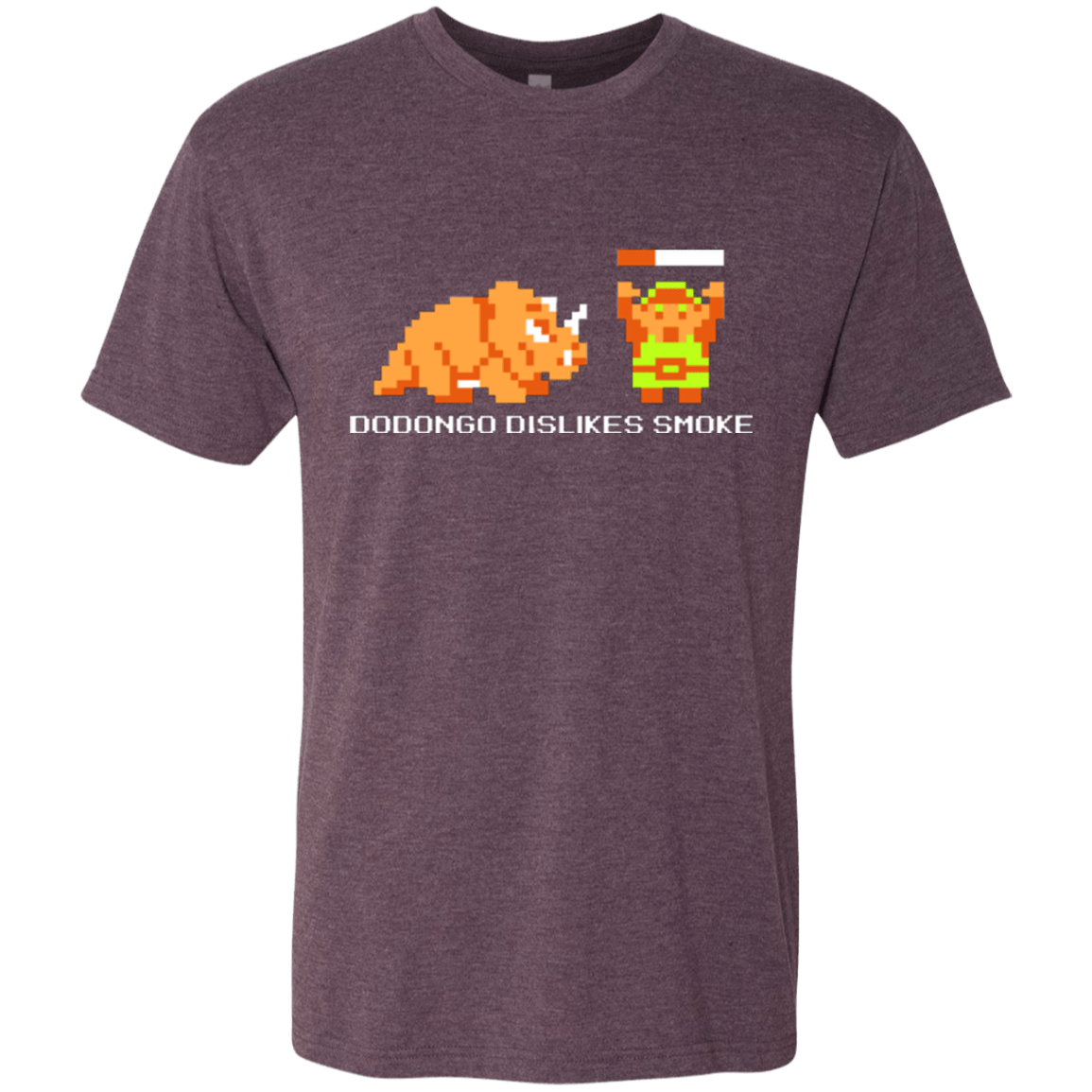 T-Shirts Vintage Purple / Small Dodongo Dislikes Smoke Men's Triblend T-Shirt