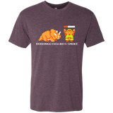T-Shirts Vintage Purple / Small Dodongo Dislikes Smoke Men's Triblend T-Shirt