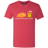 T-Shirts Vintage Red / Small Dodongo Dislikes Smoke Men's Triblend T-Shirt