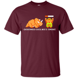 T-Shirts Maroon / Small Dodongo Dislikes Smoke T-Shirt