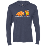 T-Shirts Vintage Navy / X-Small Dodongo Dislikes Smoke Triblend Long Sleeve Hoodie Tee