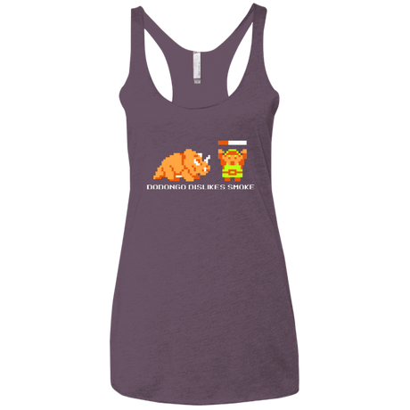 T-Shirts Vintage Purple / X-Small Dodongo Dislikes Smoke Women's Triblend Racerback Tank