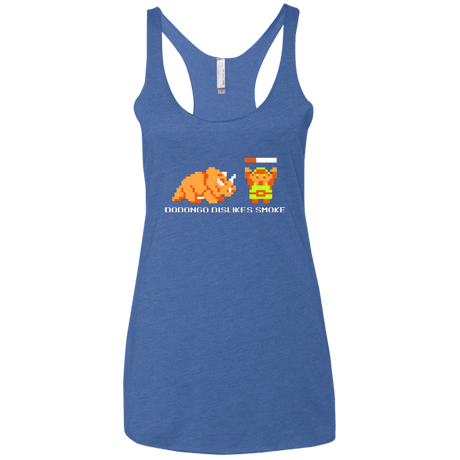 T-Shirts Vintage Royal / X-Small Dodongo Dislikes Smoke Women's Triblend Racerback Tank