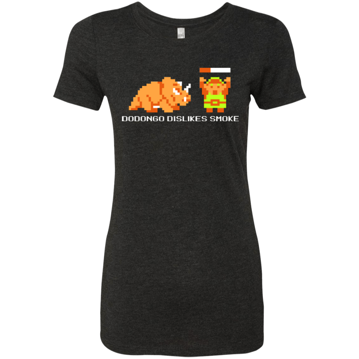 T-Shirts Vintage Black / Small Dodongo Dislikes Smoke Women's Triblend T-Shirt