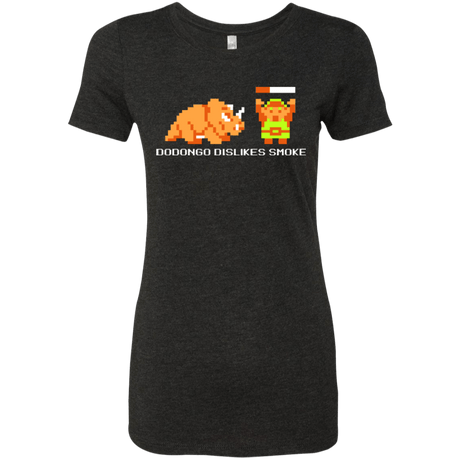 T-Shirts Vintage Black / Small Dodongo Dislikes Smoke Women's Triblend T-Shirt
