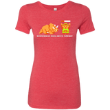 T-Shirts Vintage Red / Small Dodongo Dislikes Smoke Women's Triblend T-Shirt