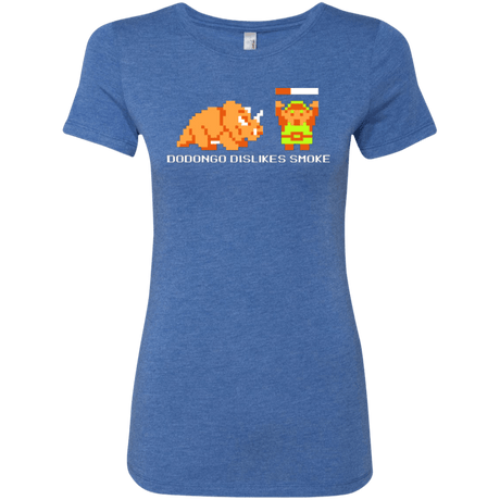 T-Shirts Vintage Royal / Small Dodongo Dislikes Smoke Women's Triblend T-Shirt
