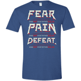 T-Shirts Heather Royal / X-Small DOES NOT EXIST Men's Semi-Fitted Softstyle