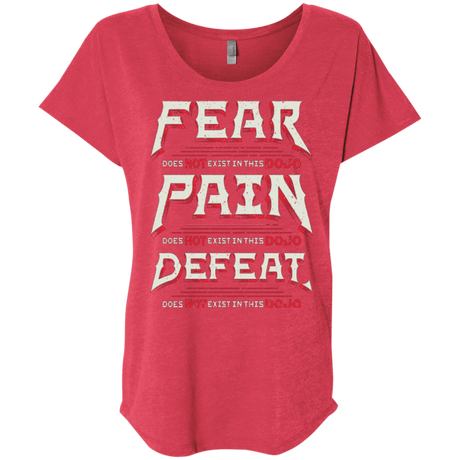 T-Shirts Vintage Red / X-Small DOES NOT EXIST Triblend Dolman Sleeve