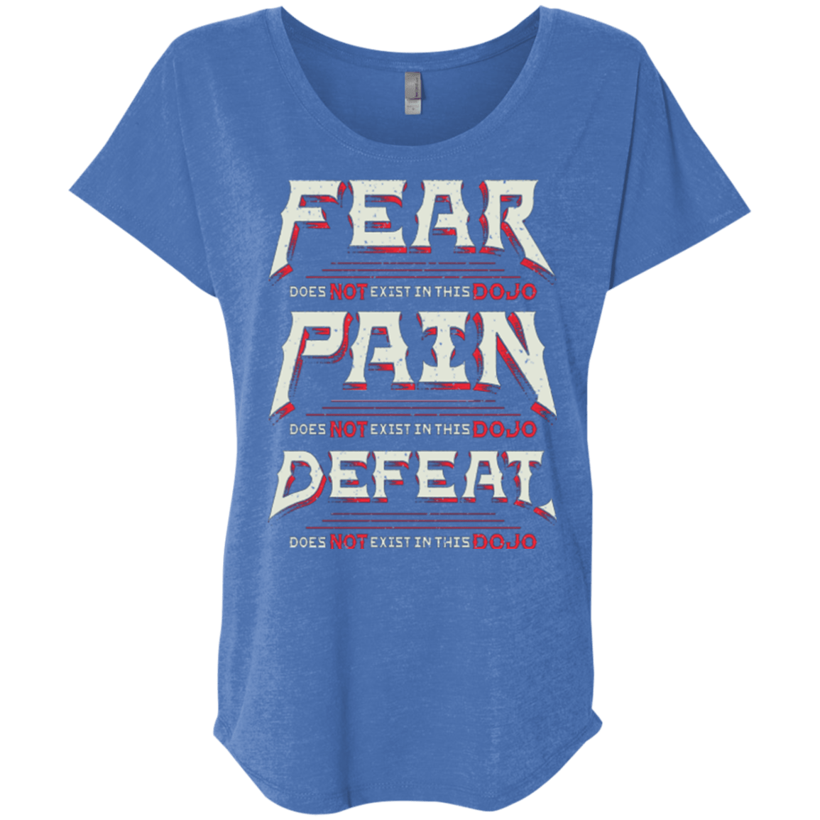 T-Shirts Vintage Royal / X-Small DOES NOT EXIST Triblend Dolman Sleeve