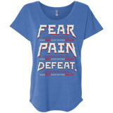 T-Shirts Vintage Royal / X-Small DOES NOT EXIST Triblend Dolman Sleeve