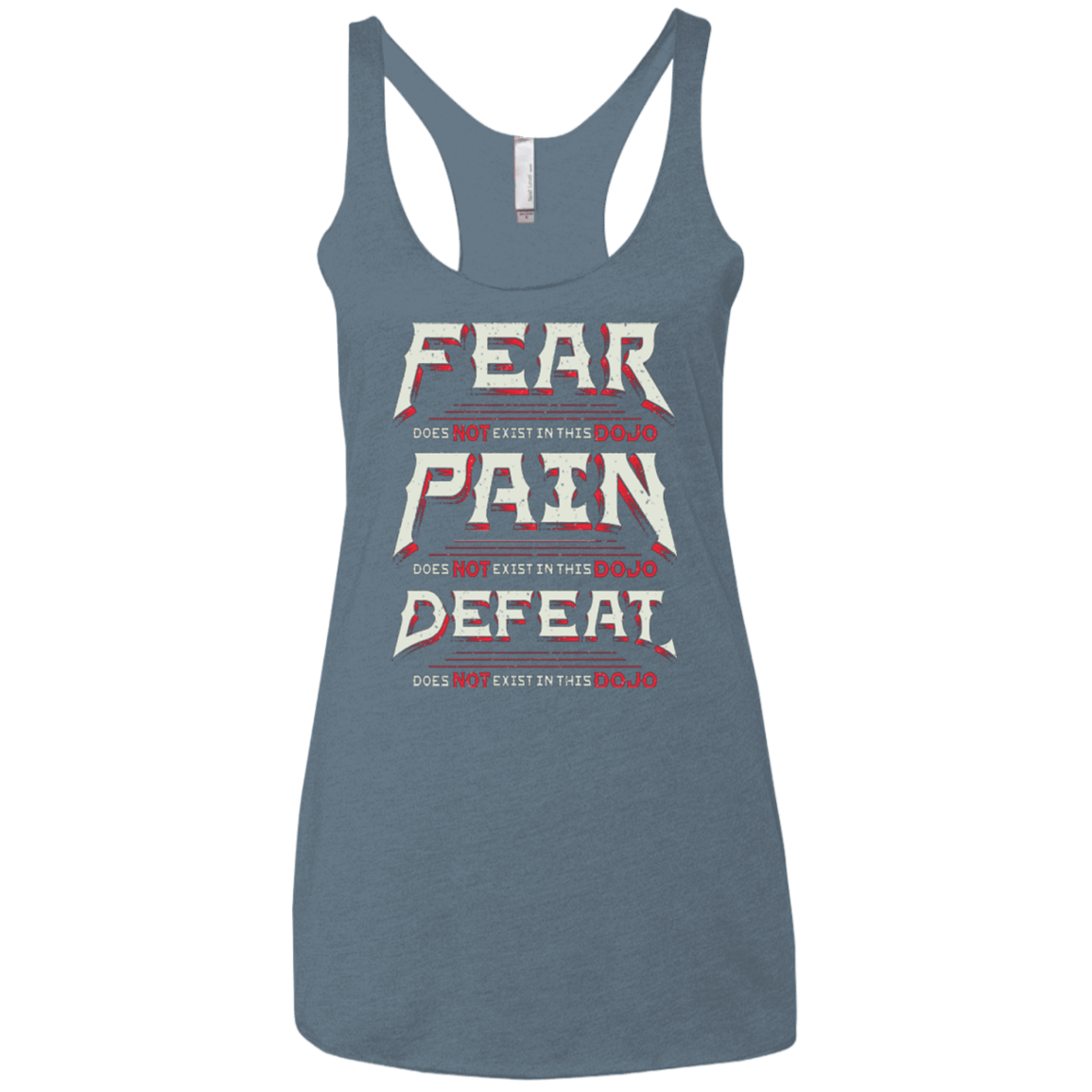 T-Shirts Indigo / X-Small DOES NOT EXIST Women's Triblend Racerback Tank