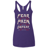 T-Shirts Purple Rush / X-Small DOES NOT EXIST Women's Triblend Racerback Tank