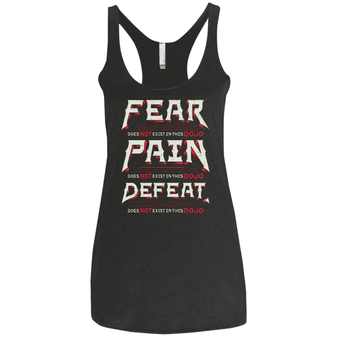 T-Shirts Vintage Black / X-Small DOES NOT EXIST Women's Triblend Racerback Tank