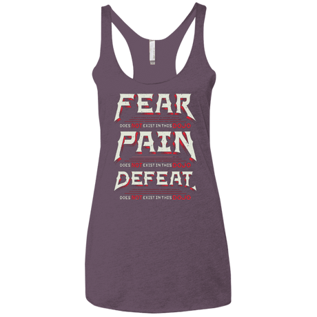 T-Shirts Vintage Purple / X-Small DOES NOT EXIST Women's Triblend Racerback Tank