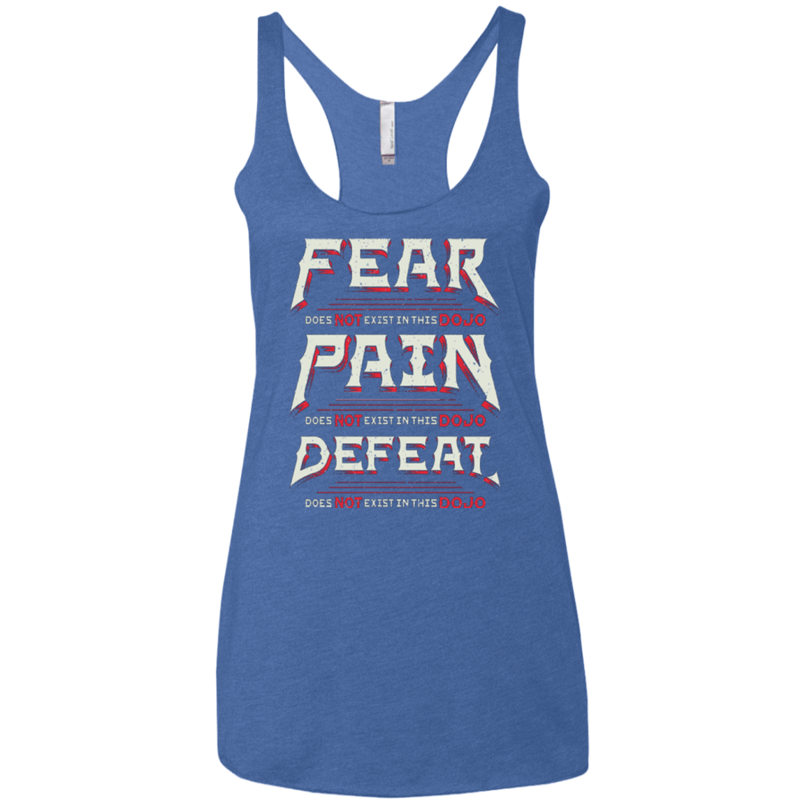 T-Shirts Vintage Royal / X-Small DOES NOT EXIST Women's Triblend Racerback Tank