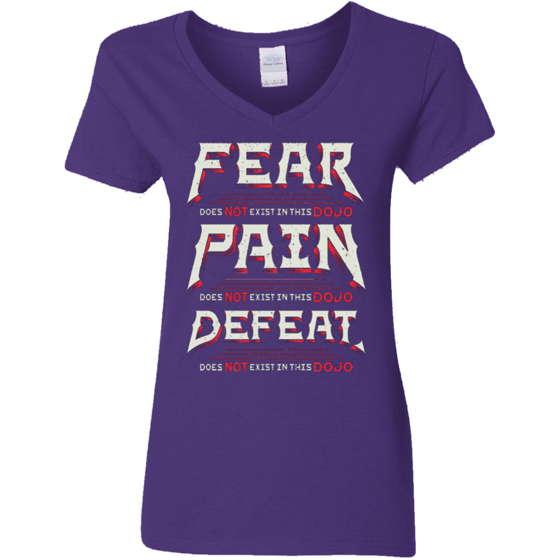 T-Shirts Purple / S DOES NOT EXIST Women's V-Neck T-Shirt