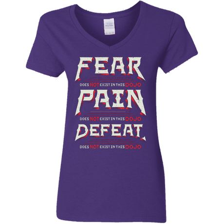 T-Shirts Purple / S DOES NOT EXIST Women's V-Neck T-Shirt