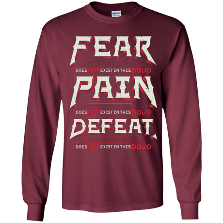 T-Shirts Maroon / YS DOES NOT EXIST Youth Long Sleeve T-Shirt